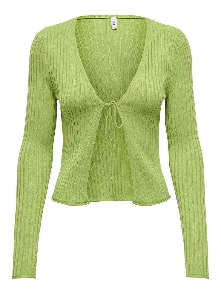 ONLY Mila Long Sleeve Tie Front Top