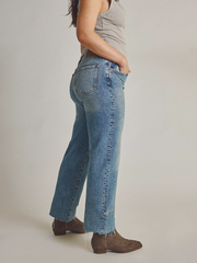FREE PEOPLE Risk Taker Mid-Rise Straight
