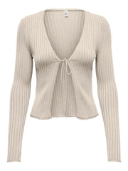 ONLY Mila Long Sleeve Tie Front Top