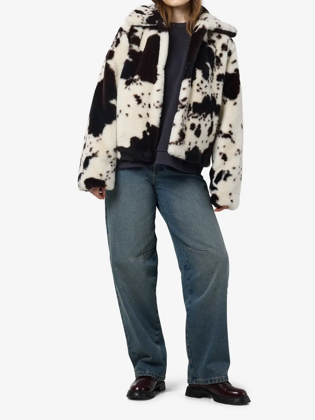 NOISY MAY Eve Cow Print Jacket