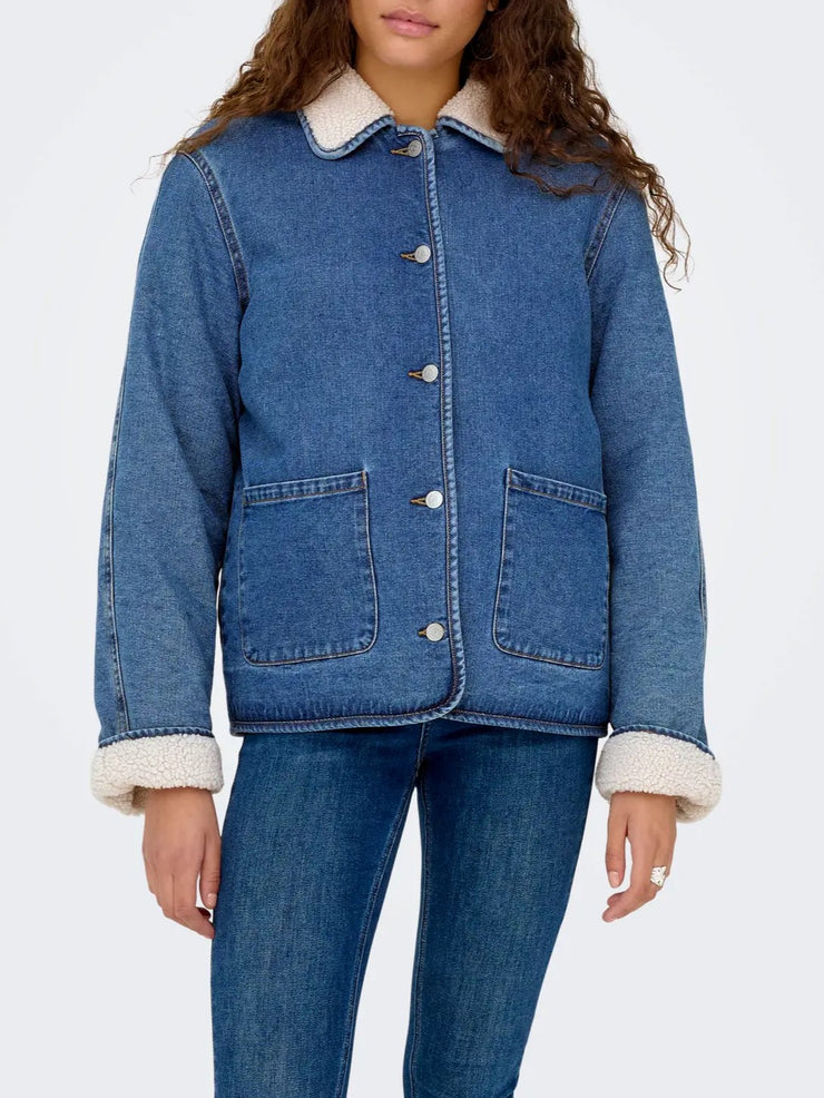 ONLY Allison Sherpa Denim Jacket