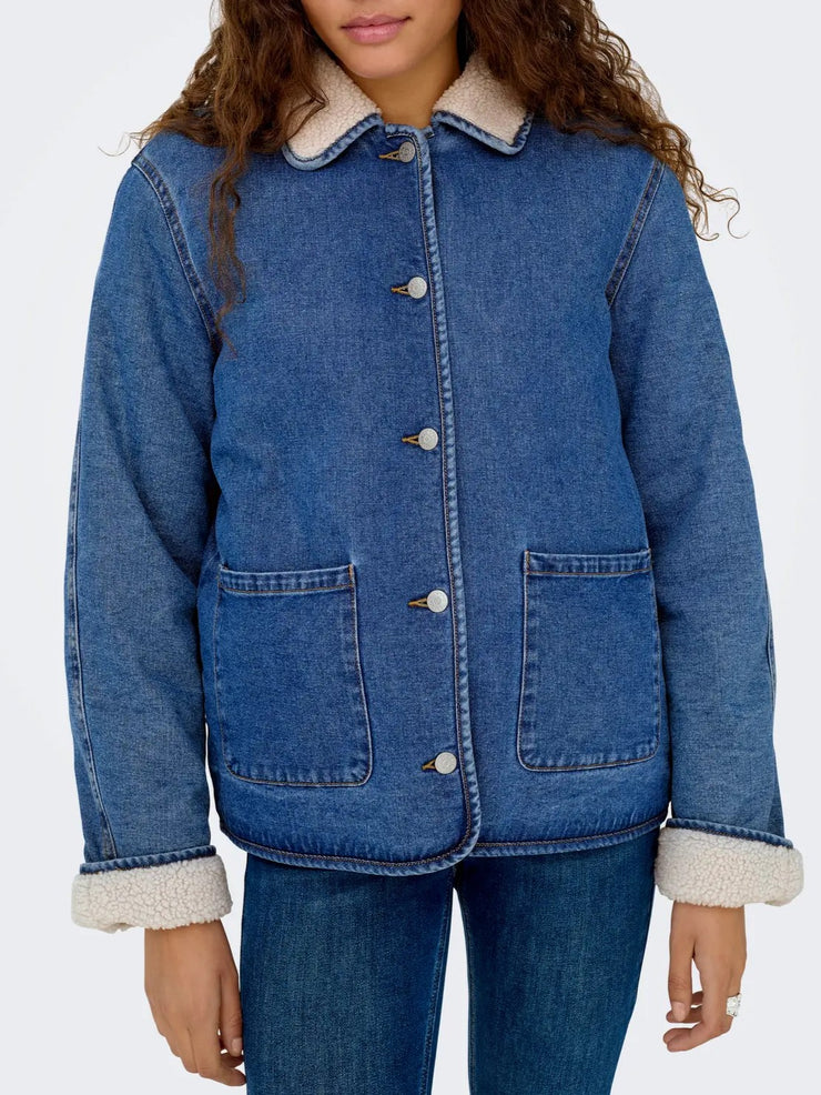 ONLY Allison Sherpa Denim Jacket