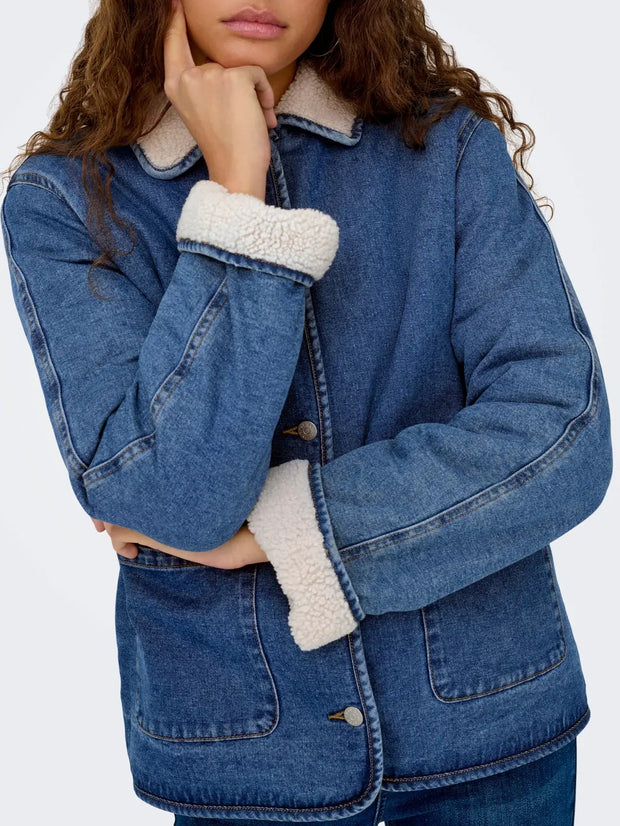 ONLY Allison Sherpa Denim Jacket
