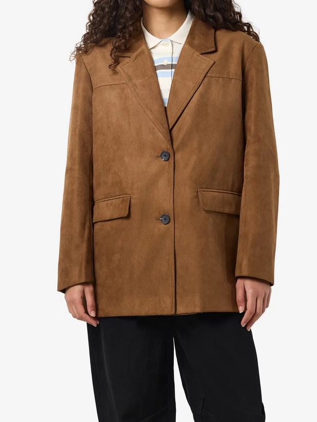 NOISY MAY Laya Faux Suede Blazer
