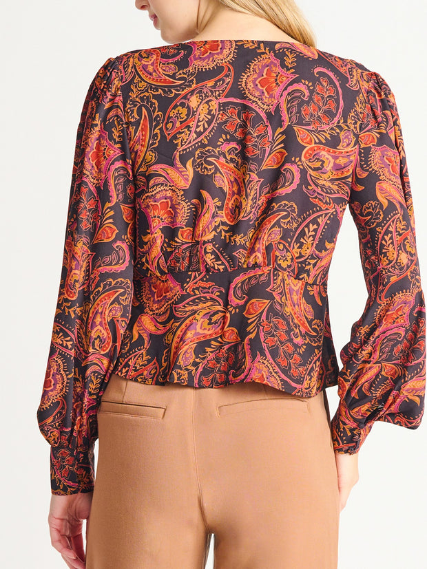BLACK TAPE Jazmin Button Front Blouse