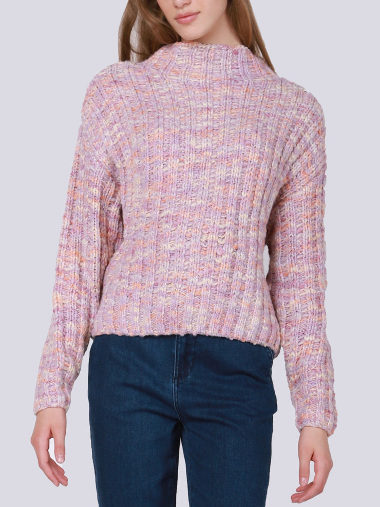 DEX Malia Multi Colored Textured Sweater