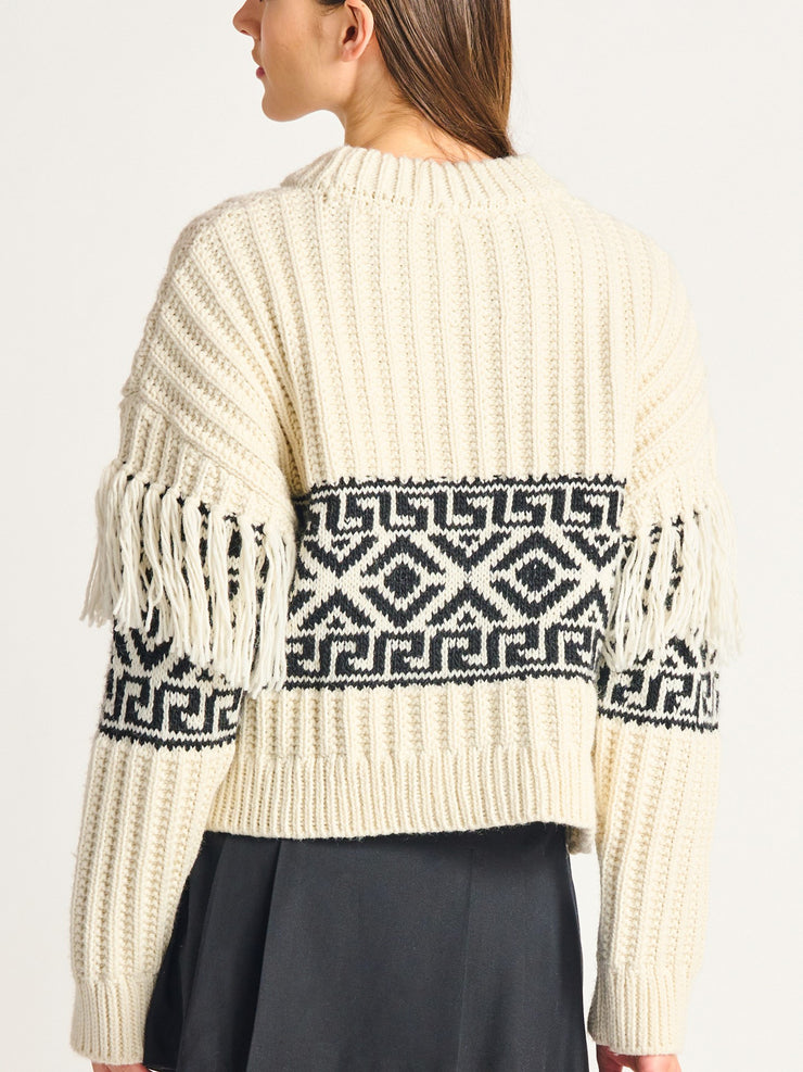 DEX Fringe Detail Sweater