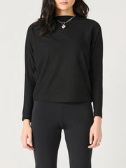 DEX Mockneck Ribbed Top