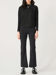 DEX Mockneck Ribbed Top