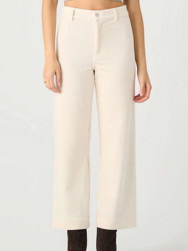 DEX Wide Leg Corduroy Ankle Pant