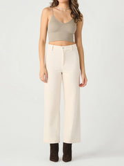 DEX Wide Leg Corduroy Ankle Pant