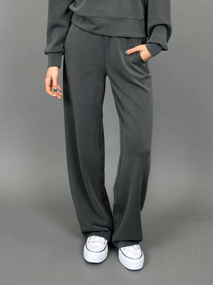 RD STYLE Long Sleeve Pullover and Wide Leg Pant Set