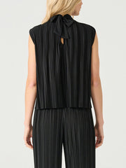 BLACK TAPE Pleated Mockneck Top and Pull on Pant Set