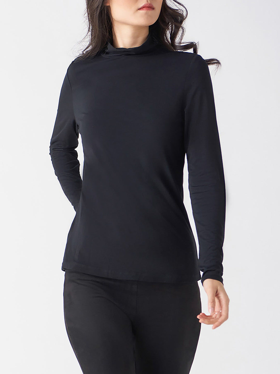 DEX Long Sleeve Mockneck Top 27 Boutique