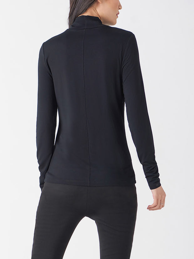 DEX Long Sleeve Mockneck Top