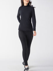 DEX Long Sleeve Mockneck Top