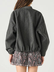 DEX Oversized Bomber Jacket