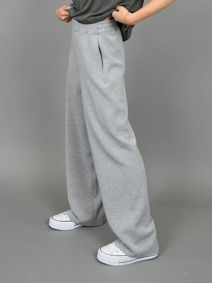 RD STYLE Melange Hoodie and Wide Leg Pant Set