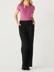 BLACK TAPE Wide Leg Knit Trouser