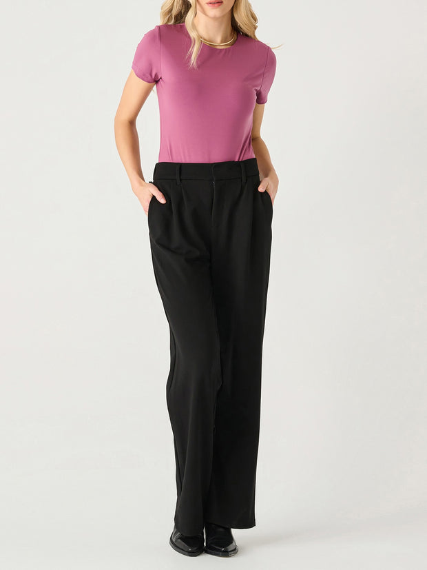 BLACK TAPE Wide Leg Knit Trouser