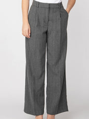 BLACK TAPE Wide Leg Pinstripe Trouser