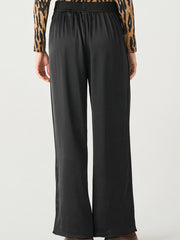 BLACK TAPE High Waisted Satin Wide Leg Pant