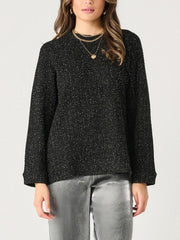 DEX Oversized Shimmer Knit Sweater