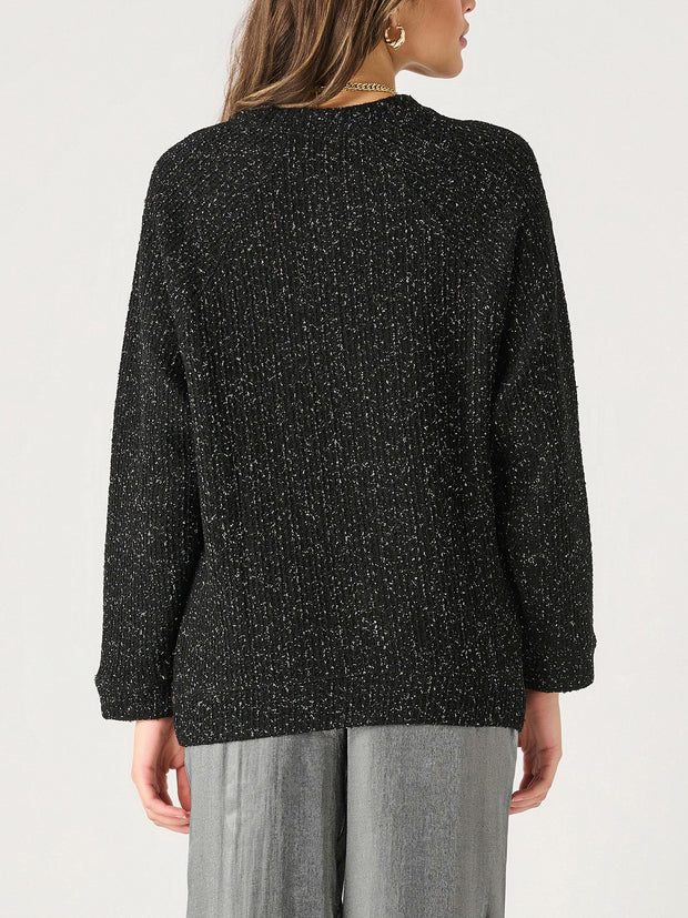 DEX Oversized Shimmer Knit Sweater