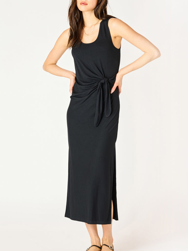 DEX Sleeveless Knot Detail Midi Dress