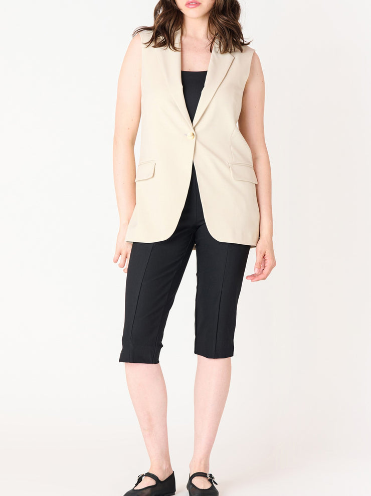 BLACK TAPE Sleeveless Blazer Vest