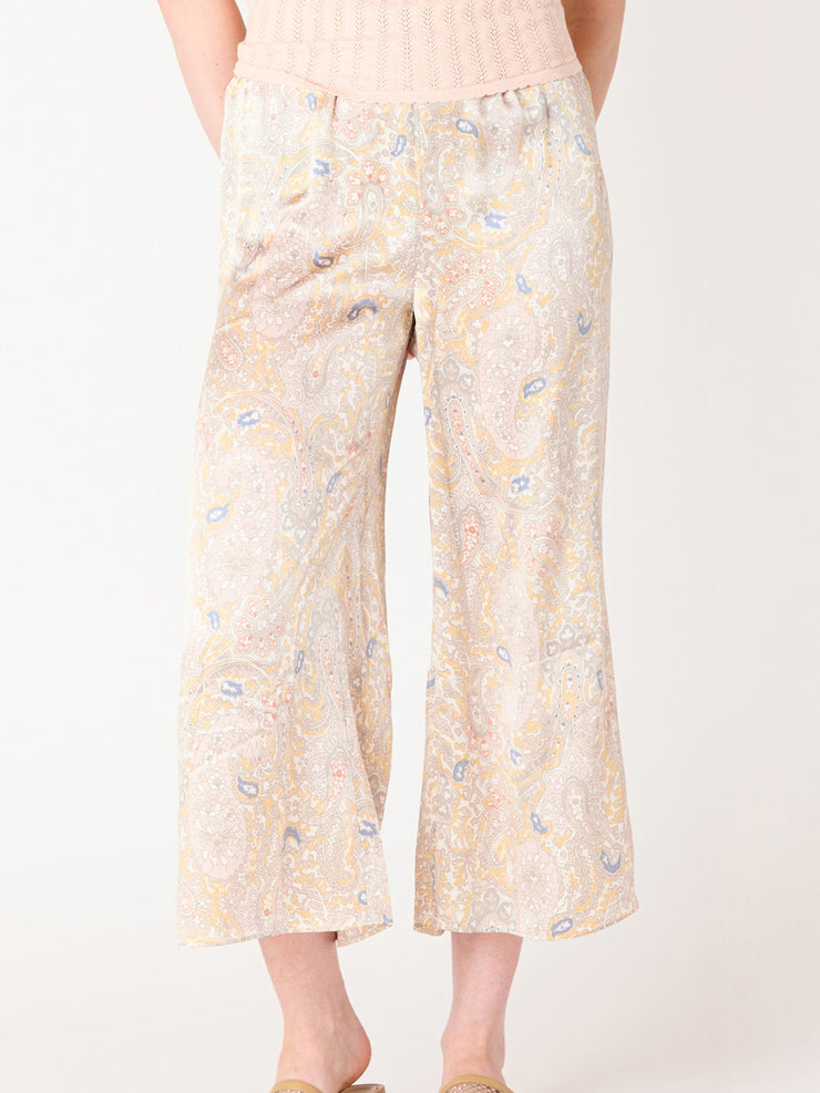 BLACK TAPE Paisley Wide Leg Culotte Pants