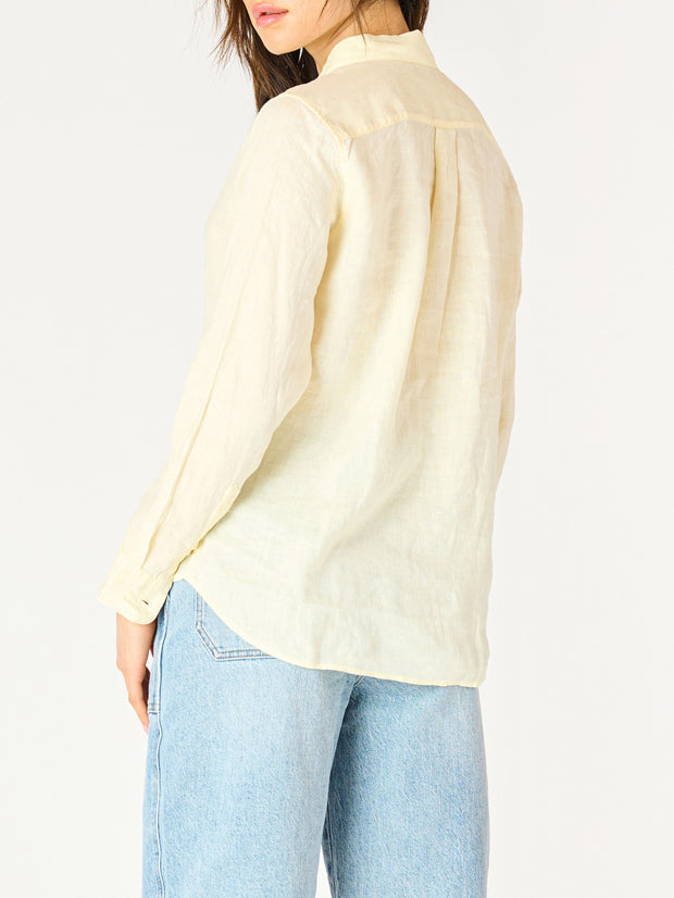 DEX Long Sleeve Button Front Blouse