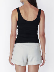 BLACK TAPE Ruched Side Tank