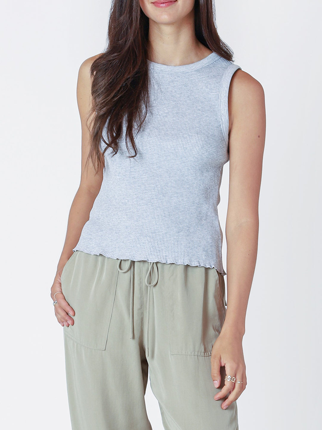 DEX Waffle Knit Tank Top – 27 Boutique