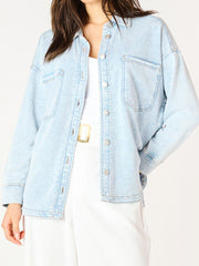 DEX Knit Denim Shirt Jacket