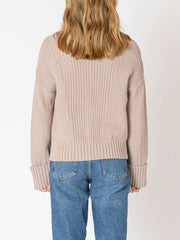 DEX Cuffed Sleeve Textured Cardigan