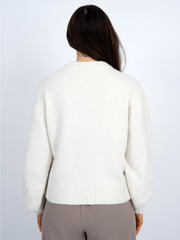 RD STYLE Rhiana Floral Embroidered Knit Sweater