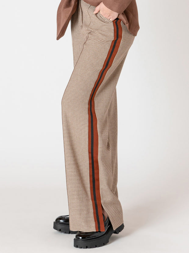 BLACK TAPE Striped Wide Leg Pant
