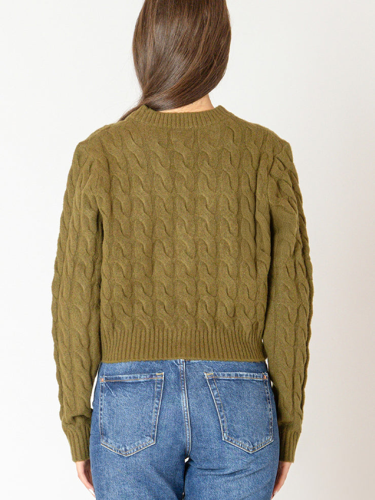 BLACK TAPE Cable Knit Cardigan