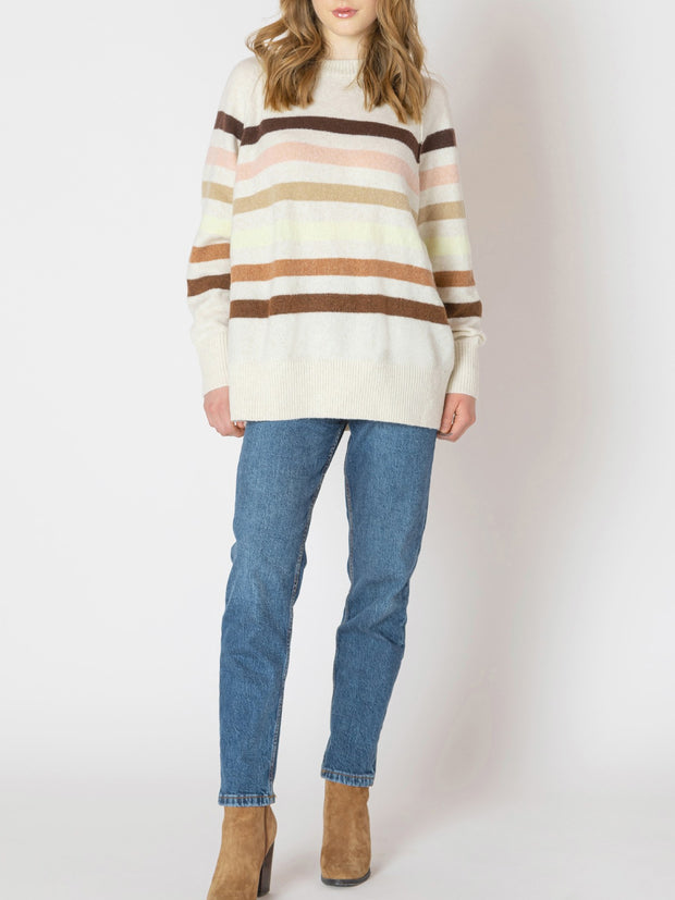DEX Crewneck Striped Sweater