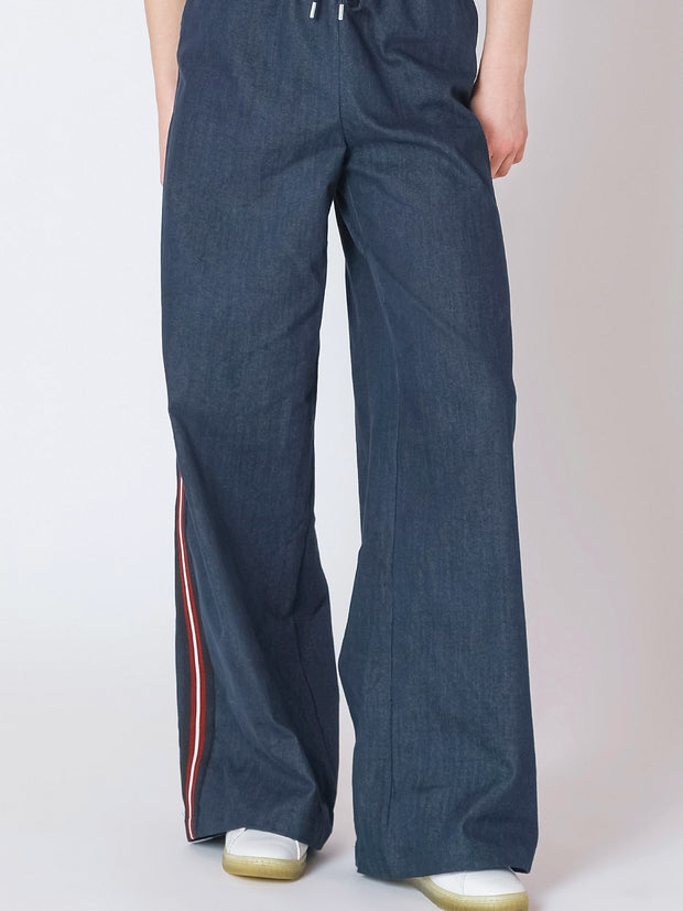 DEX Stripe Wide Leg Denim Pant