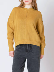 DEX Mockneck Rib Knit Sweater