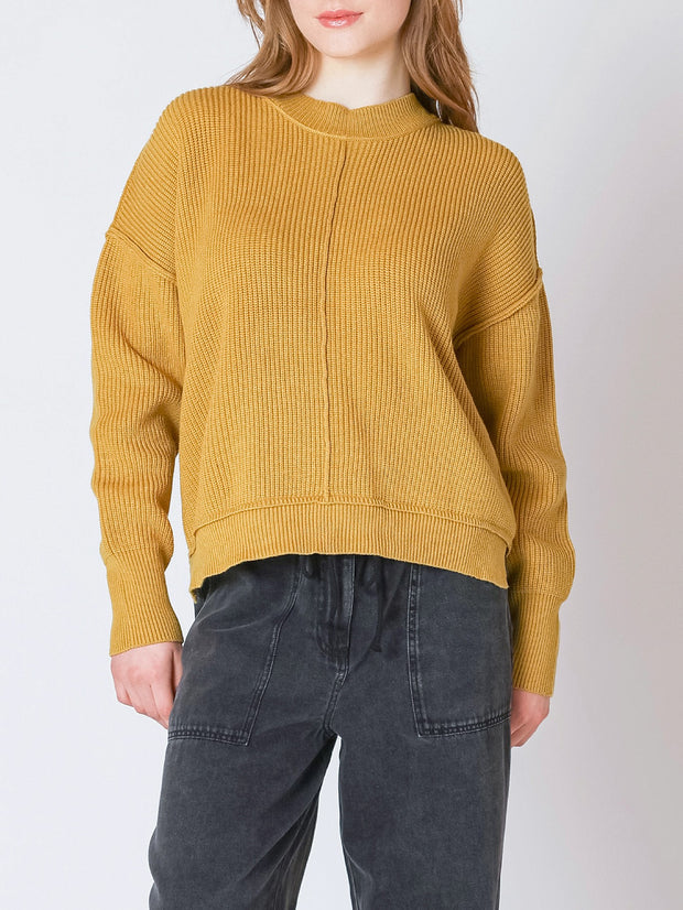 DEX Mockneck Rib Knit Sweater