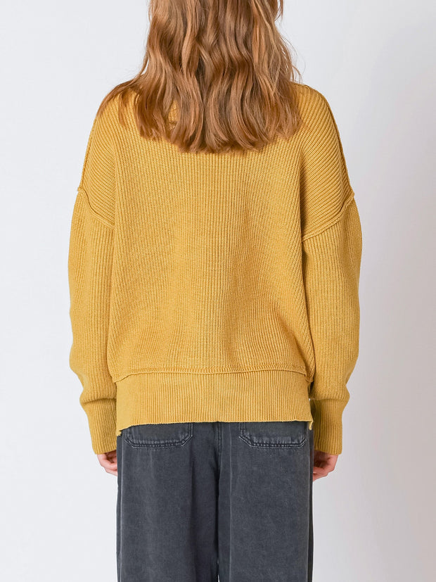 DEX Mockneck Rib Knit Sweater