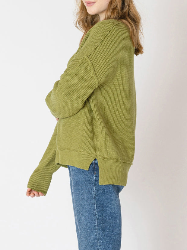 DEX Mockneck Rib Knit Sweater
