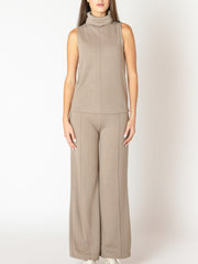 BLACK TAPE Wide Leg Seam Detail Pant