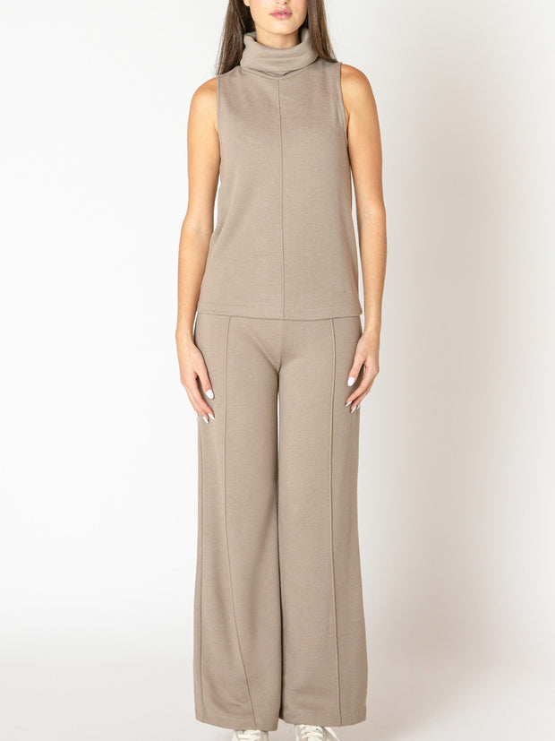 BLACK TAPE Wide Leg Seam Detail Pant