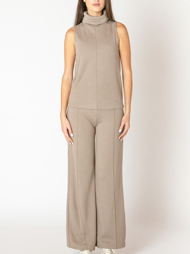 BLACK TAPE Wide Leg Seam Detail Pant
