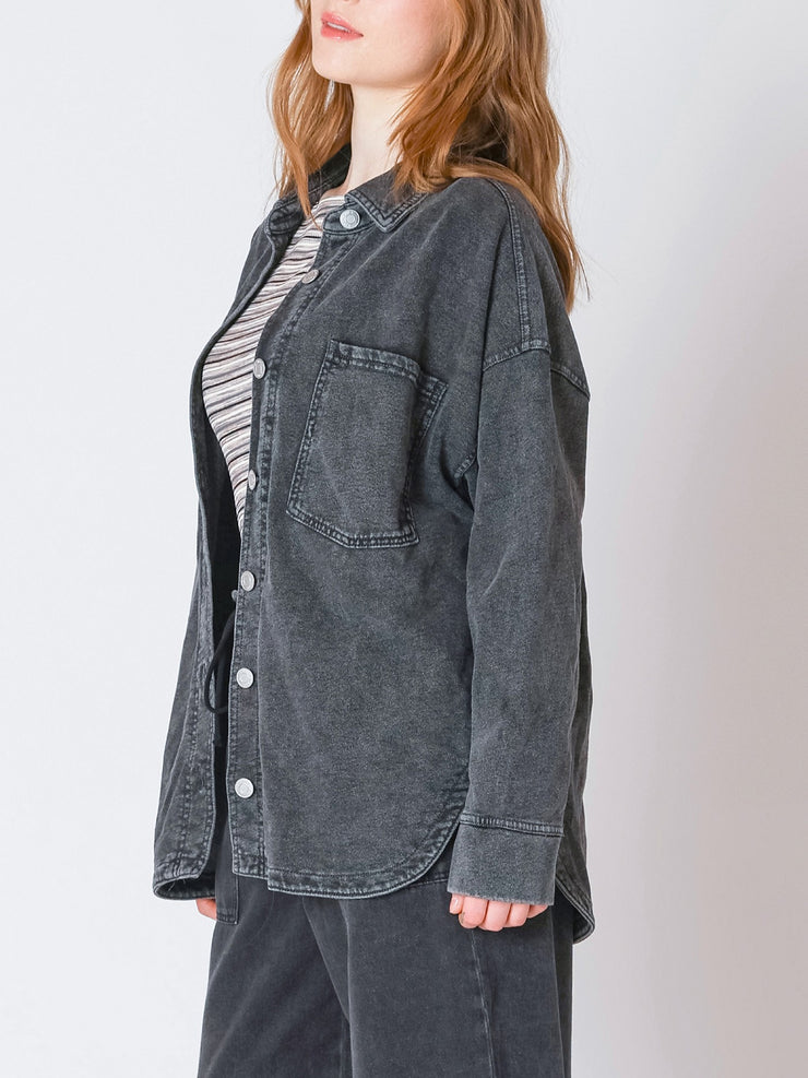 DEX Knit Denim Shirt Jacket