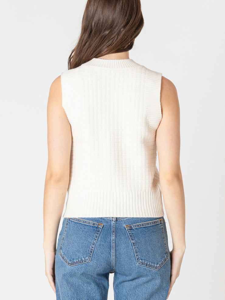 BLACK TAPE Textured Stitch Sweater Tank